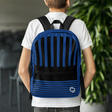 Load image into Gallery viewer, Black Stripe Backpack
